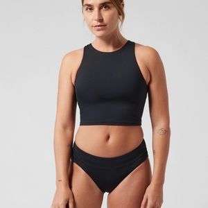 Athleta tankini crop swim top